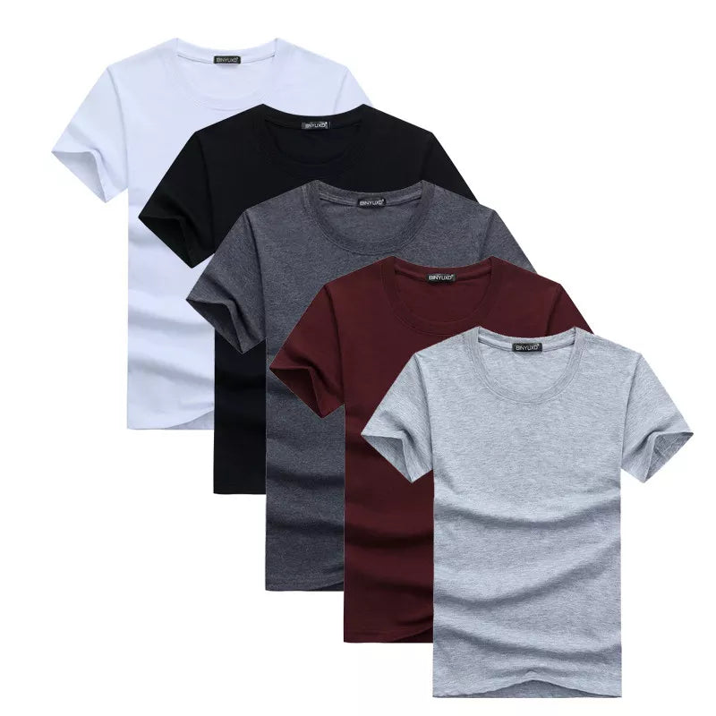 5pcs/lot Fashion T-Shirts Casual Short Sleeve
