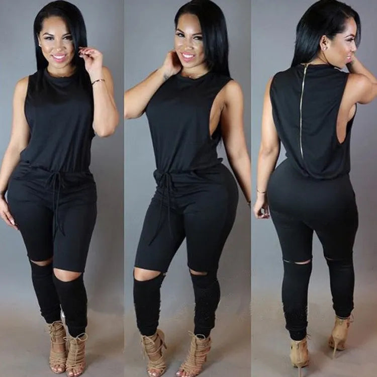 Hollow sexy jumpsuit