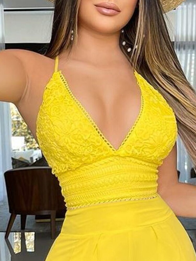 Yellow Dress with Strap