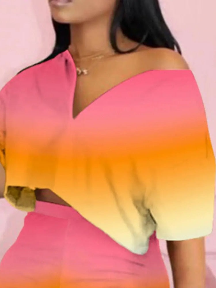 Rainbow Short Set