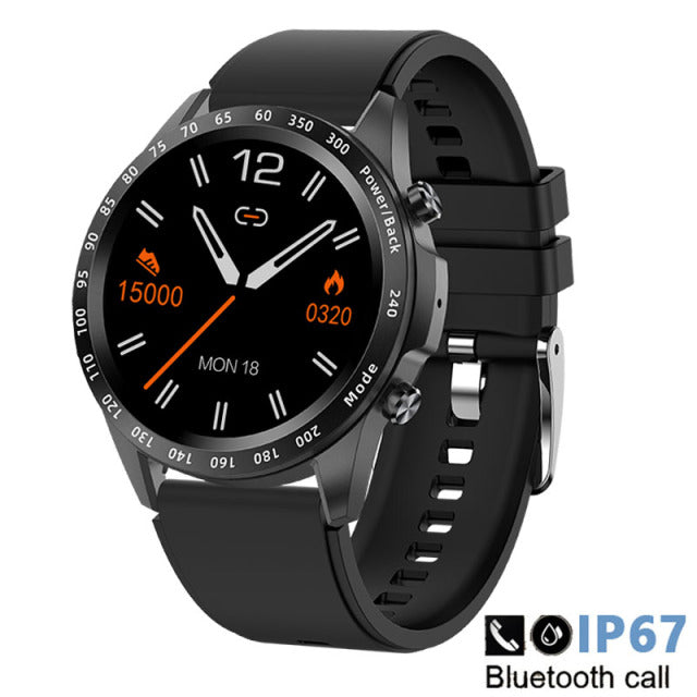 Smart Watch - Heart Rate Blood Pressure - Waterproof  - Sports Fitness - Bluetooth Call - Smartwatch Music Clock